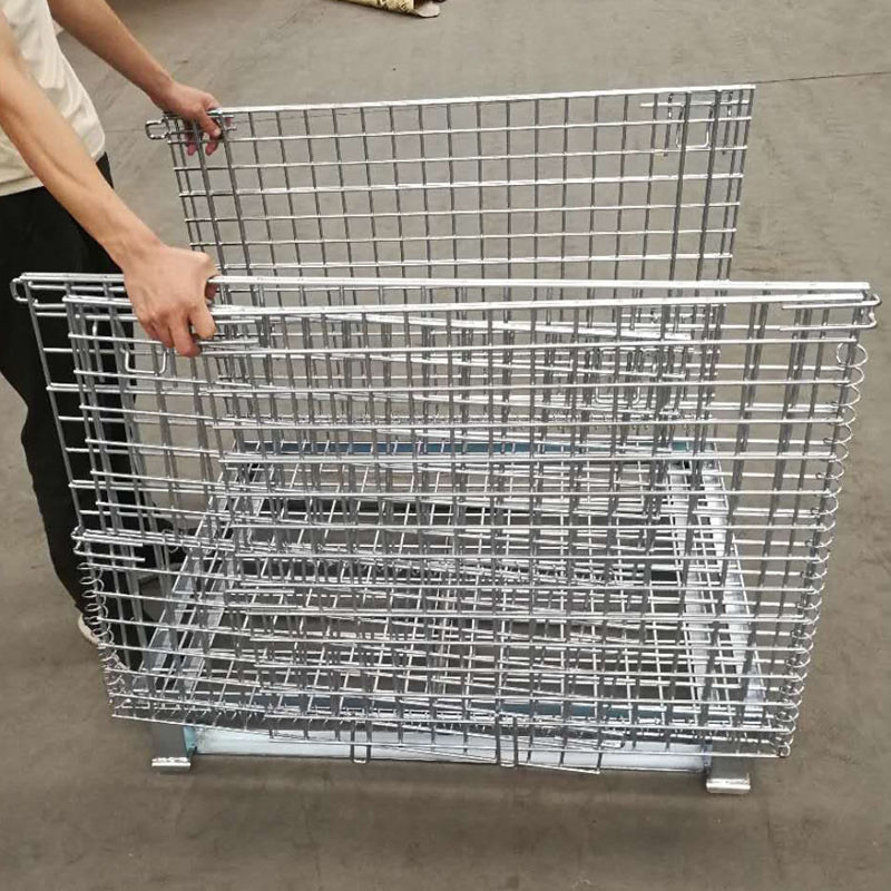 Multiple storage cages in industrial setting