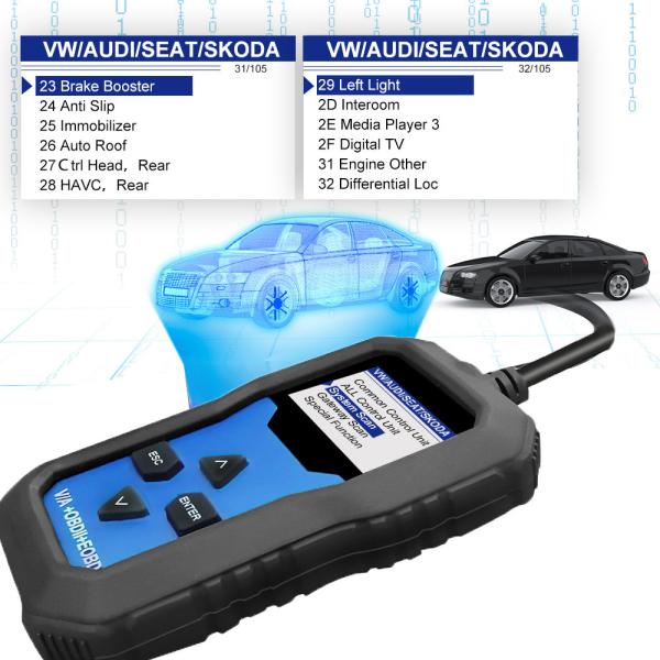 Special system VW series Cars Diagnostic Scanner Airbag SRS oil reset full system OBD2 EOBD