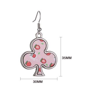 Blank Metal Sublimation Earrings With Metal Insert Custom Sublimation Eardrop