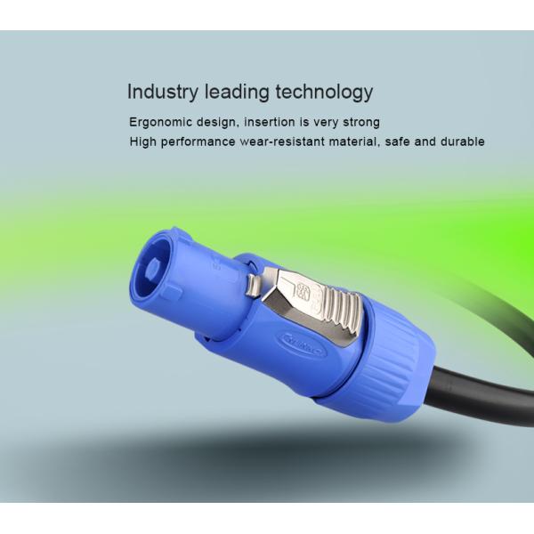 Industrial DC Plug Solar Panel Powercon Connector 3 Pin Waterproof IP67 Plastic Plug and Socket Connector