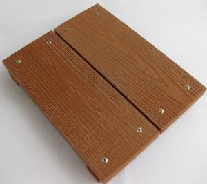 China Antislip WPC Deck Flooring For Garden , Lawn , Balcony 140mm*25mm wholesale