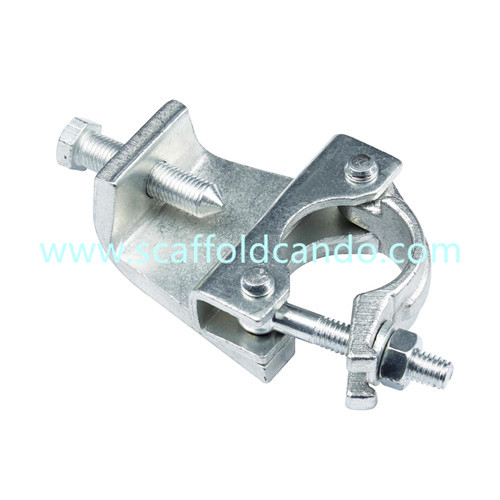 China 1.45-1.5kg forged scaffolding Q235 galvanized fixed Beam clamp girder coupler 48.3mm BS1130 EN74 with good quality wholesale