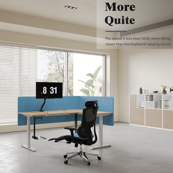 Modernize Your Workspace with Uplift Power Lift Standing Desk 355 Lbs Weight Capacity