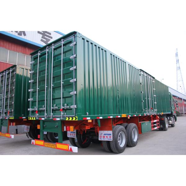 Mechanical Suspension 20FT 40FT Box Semi Trailer with Side Door Van Cargo Semi Trailer