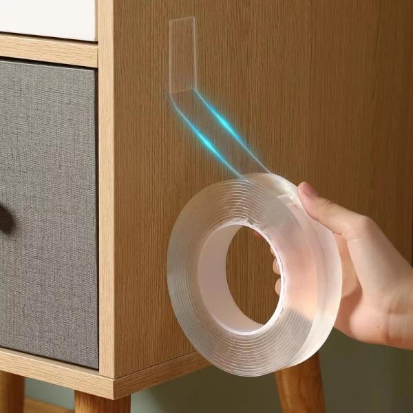 OEM ODM transparent Reusable Double Sided Removable Mounting TAPE