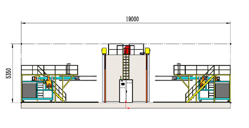 Water Tank Making Machine Shuttle Type 2 L Arm 4000 Oven