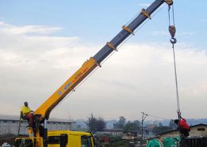 China Best Sales 14 Ton Telescopic Boom Truck Mounted Crane Driven By Hydraulic, 35 T.M wholesale