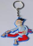 Multicolored Soft Custom Pvc Keychains , Custom Plastic Keychains Different