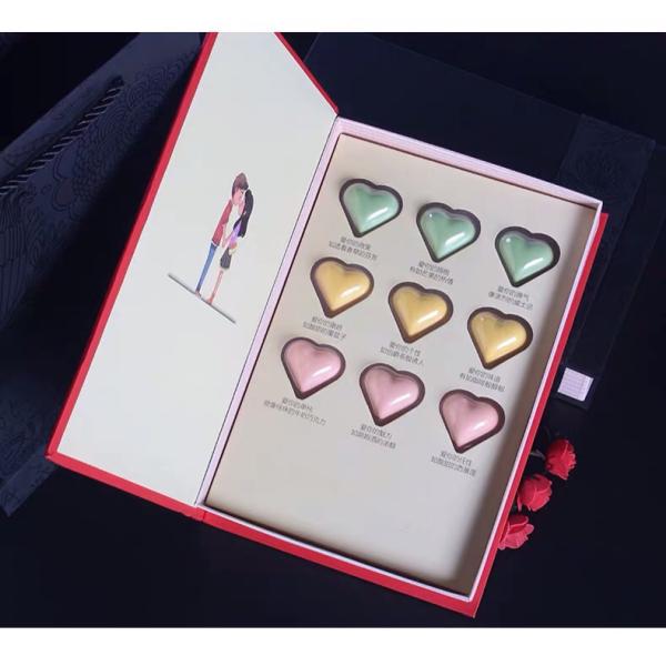 Paperboard Divider Recyclable Empty Chocolate Boxes Custom Packaging