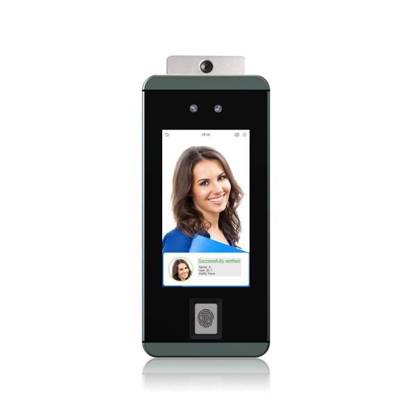 Quality Touch Screen TCP/IP Face Biometric Attendance System Support Temperature Terminal for sale