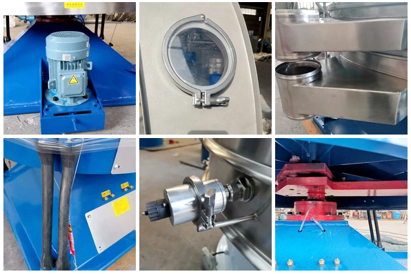 Flour tumbler screening machine