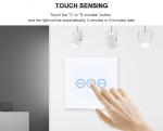 Smart Home Uk Standard Timer Touch Smart Wall Switch Time Control Lamp Light