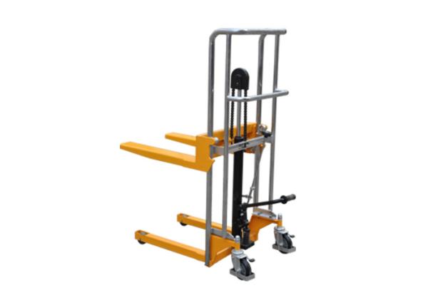 Quality PF Mini Stacker With Fixed Forks and The V-Shaped Plate Is Optional Capacity 400Kg for sale