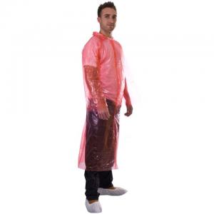 China Fluid Resistant Breathable Lab Coats , 100% Biodegrade Disposable Rain Ponchos on sale