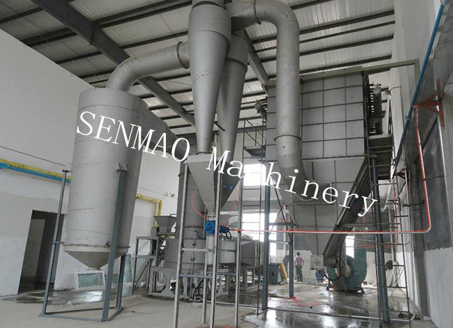 Copper Sulfate Spiral Flash Dryer Machine Iron Oxide Strong Disintegrating