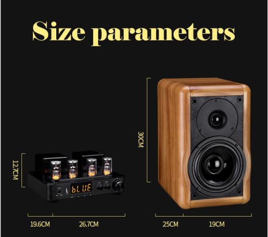 Quality Tweeter 1inch Passive Bookshelf Speaker with Wood Cabinet Material and Frequency Range of 45-20khz for sale