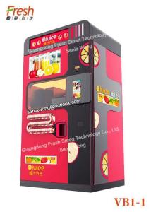 New blend juice Fresh Orange Juice Squeezing Automatic Beverage Vending Machine with large window cleaning systems
