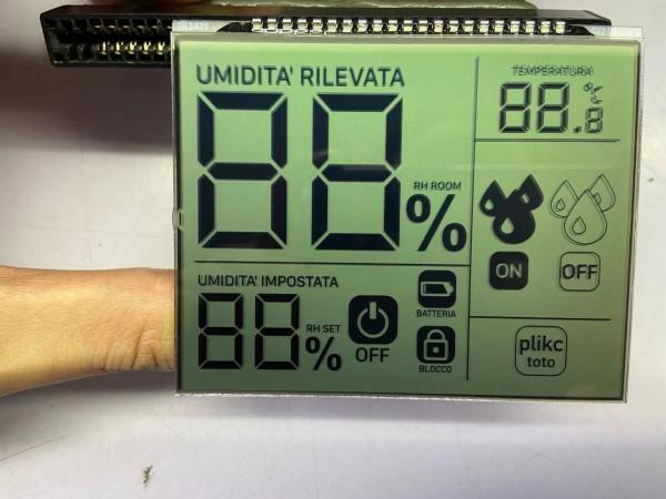 Quality Positive Matrix HTN Lcd Display Transflective Module LCD Screen For Thermostat for sale