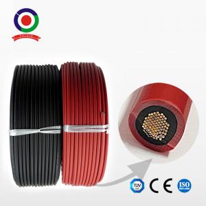 China 6mm2 TUV EN 50618 1500V DC Solar PV Cable For Solar Panel And Inverter wholesale