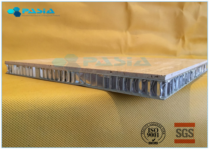 China Travertine Stone Honeycomb Composite Sheets , Honeycomb Panels For Boat Building wholesale