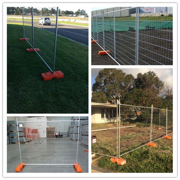 Hot-Dipped Portable 2.4m X2.1m Temporary Moveable Safety Fence Australia Market