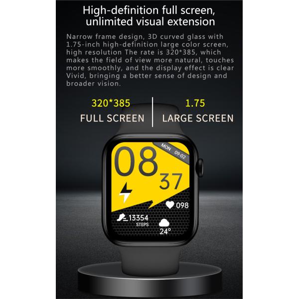 Fitness Tracker Apple Watch Series 4 Phone Calls , 1.54 Inch Smartwatch You Can Reply To Texts