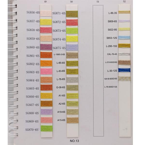 Jewelry Cord Item Multi-strands Embroidery Thread in Silk Material for DIY Projects