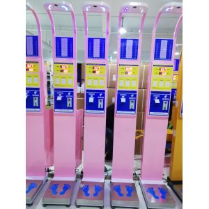 DHM - 15 Pink Ultrasonic Height And Weight Machine Automatically Measure
