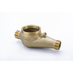 Bronze Material Pulse Water Meter Body With Incoming Quality Controlled