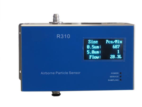 R310 Online Air Particle Counter With 6 Particle Size Channels 0.3 0.5 1.0 3.0 5