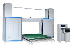 China CNC Contour Horizontal Foam Cutting Machine With Belt For Phenol Foame wholesale