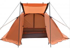 China Waterproof 2 to 3 person Outdoor Camping Tents 210D Polyester Ripstop Coated PU3500+ on sale