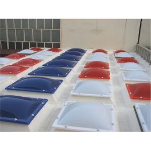 Heat Formed Pyramid / Dome Skylight Roofing 100 % Polycarbonate Material