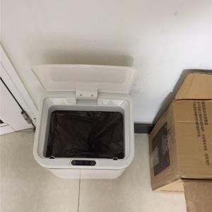 China Induction Style 12L Motion Sensor Trash Can Open Top Structure For Indoor / Office wholesale