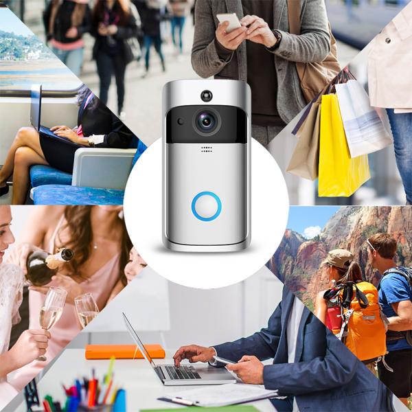 720P 2.4GHz Security Smart Home Wireless Video Doorbell Real Time