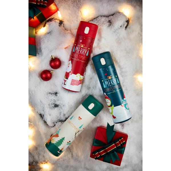 Vacuum Flasks Thermoses LED Digital Water Bottle Vacuum Mugs Stainless Steel Thermal Water Bottle Thermos Con Le