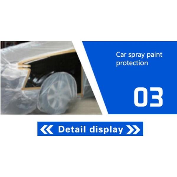 Pre-tapd paint masking film HDPE,Car paint repair masking film with tape, Hot sell masking film with adhesive tape, PAC