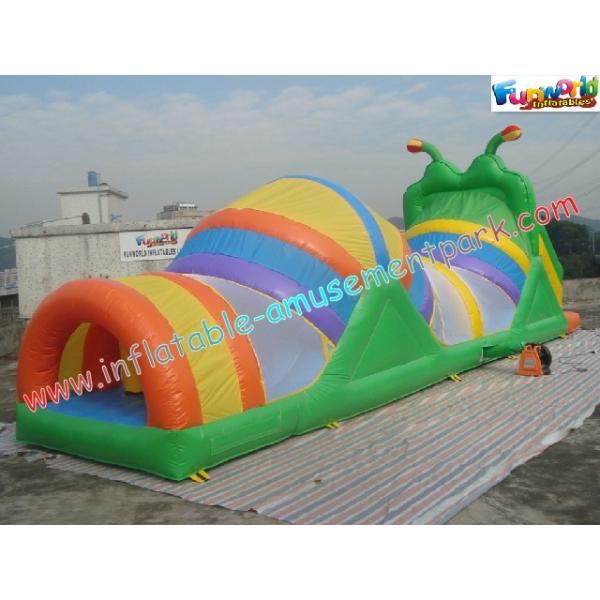 Commercial Inflatables Obstacle Course , Inflatable Obstacle Tunnel Games With CE / EN14960