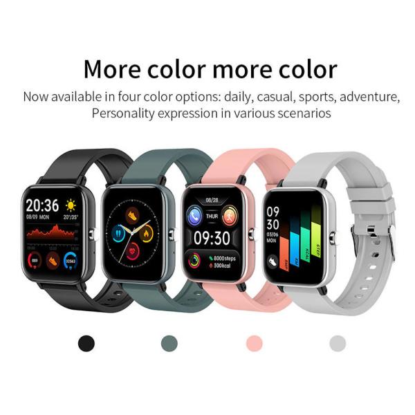 180mAh Bluetooth IOT Devices Fitness Smartwatch BT Music Calories Burn For Workout