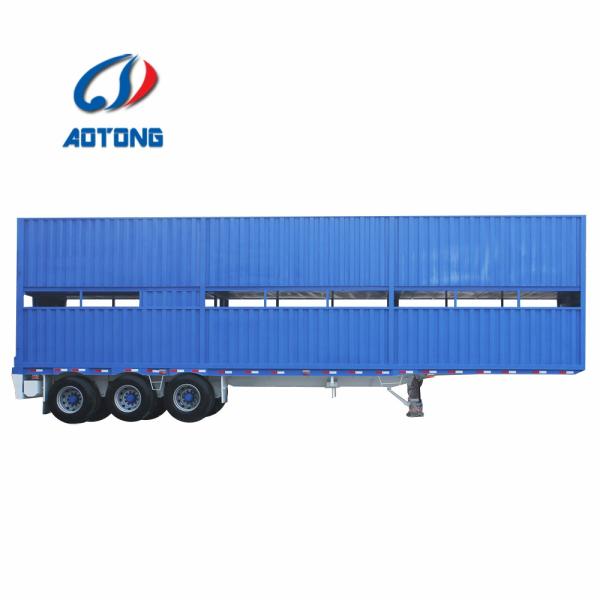 Mechanical Suspension 20FT 40FT Box Semi Trailer with Side Door Van Cargo Semi Trailer