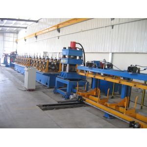 Highway construction guardrail plate two waves Cold Roll Forming Production Line