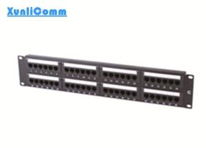 China Space Saving Network Patch Panel , 48 Port Patch Panel Quick Installation Design wholesale