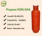 High Purity Organic Gases Refrigerant Propane R290 For Air Conditioning