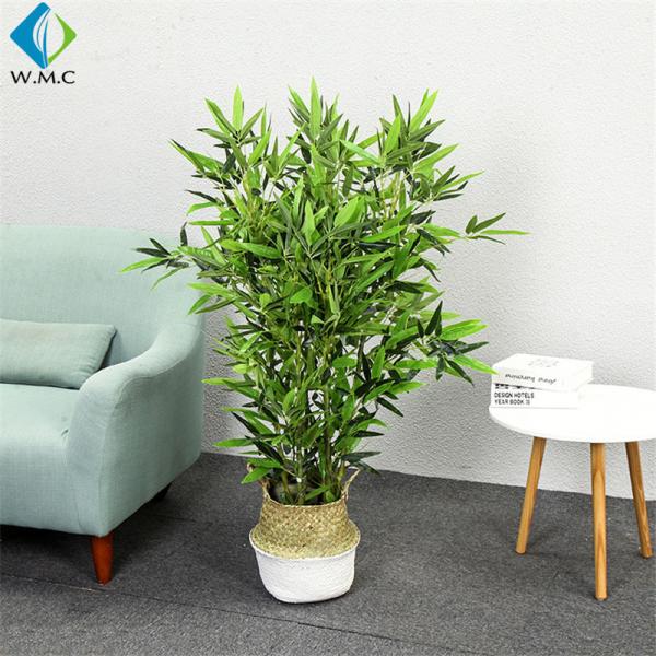 Quality Indoor Artificial Bamboo Trees In Pots For Aisle Corridor Partition Decoration R020041 for sale