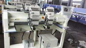 China 9 / 12 / 15 Needle Cap Embroidery Machine , Cloth Embroidery Machine With Servo Motor on sale