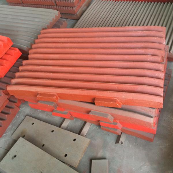 jaw crusher spare parts high manganese steel casting jaw plate Liner Mn18Cr2 Mn13Cr2