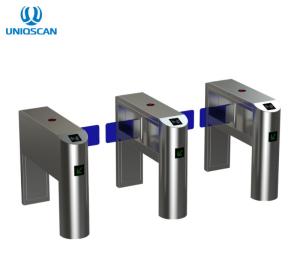 SS 304 Security Rfid Card Flap Barrier Gate Access Control System