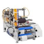 YM120 Manual Flat Labeling Machine For Cardboard Boxes / Square Bottles / Tin
