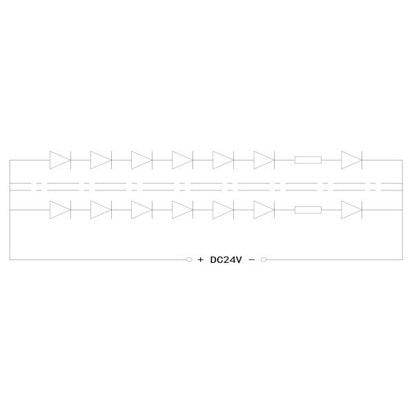70LEDs CRI90 Outdoor LED Strip Lights 140lm Large Vier Angle Exterior LED Tape Light