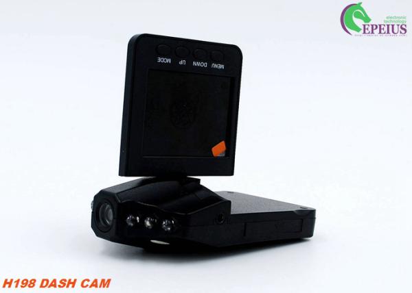 Quality Mini H198 720P Dual Dash Cam With Parking Mode / 6 Night Led / 2.4" TFT Display for sale